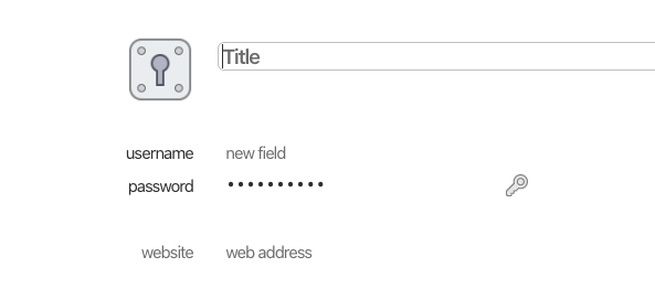 1Password Add Login