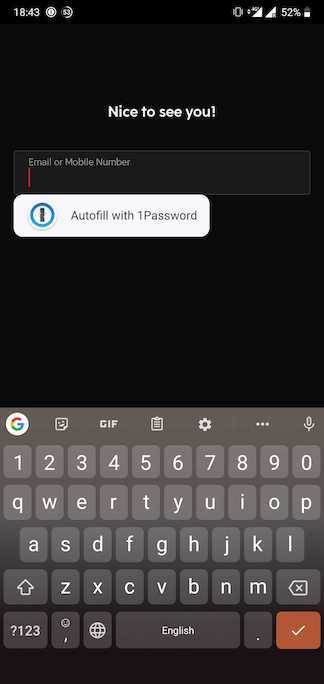 1Password Mobile