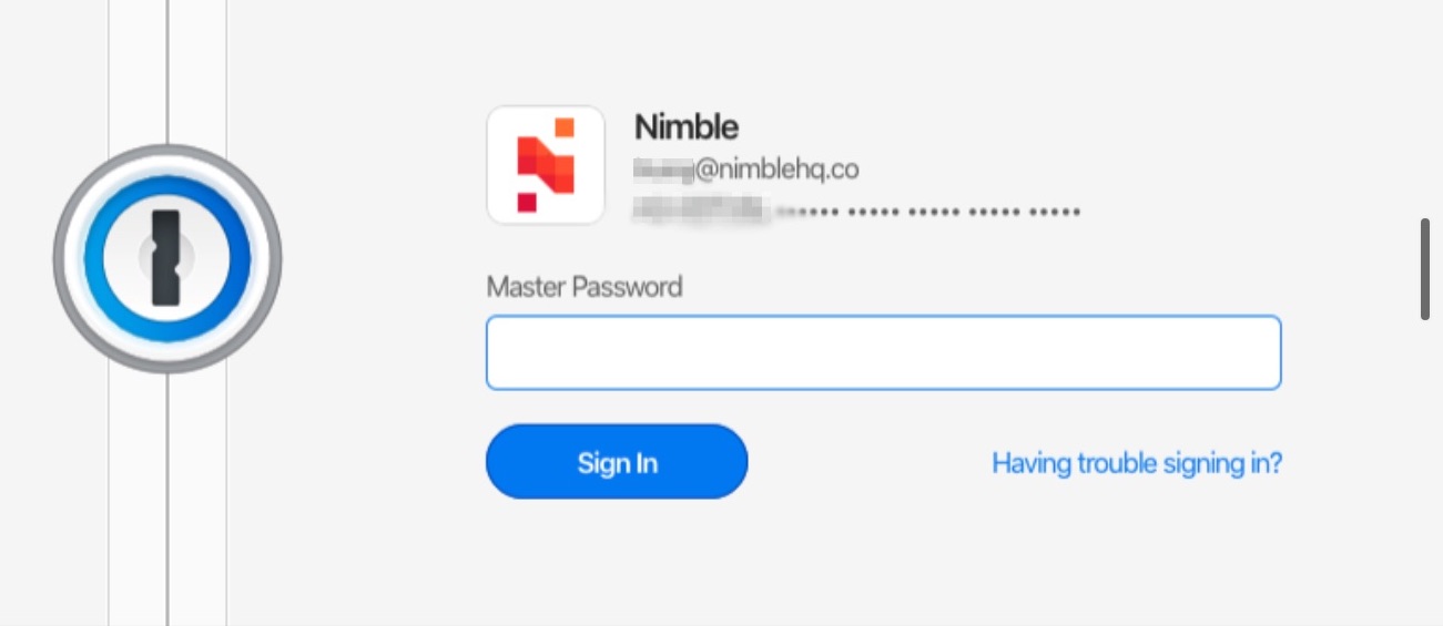 1Password Signin
