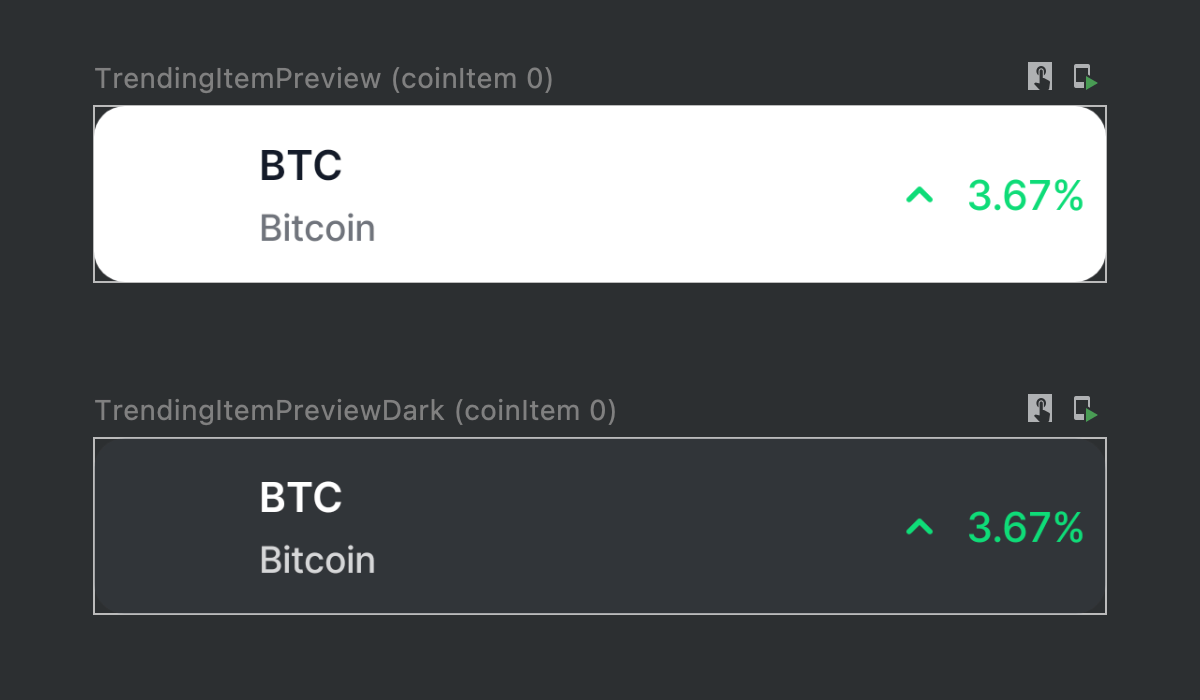 TrendingItem in Preview